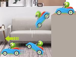 La Granja De Zenon Kids Toy Car Bartolito Car Pull Back Car Toys Inertia Car Set Boys Girls Toys 1-3 Years Old Birthday Gift