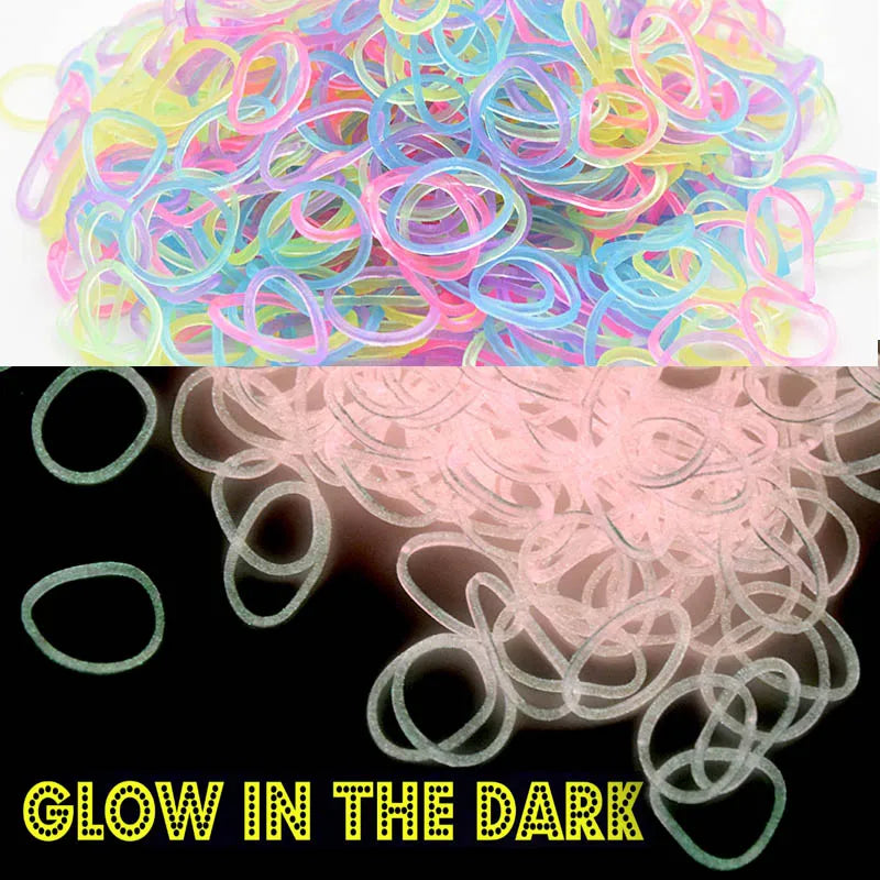 Protein Semi-permeable Jelly Color Rubber Bands Elastic  Weave loom Bands Children's Arts & Crafts, DIY Toys Bracelet