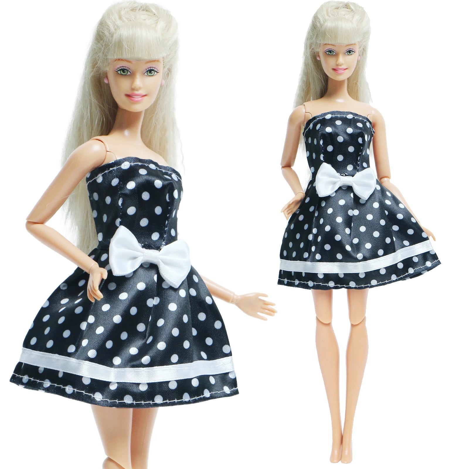 Handmade Fashion Doll Dress Princess Doll Mini Gown Party Daily Wear Clothes For Ba Doll Bie Accessories Girl Kids Baby Toys