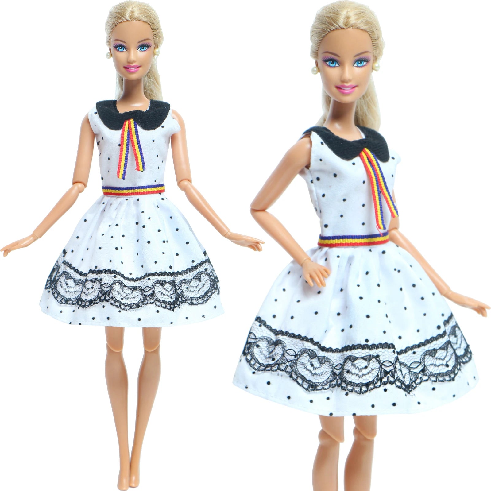 Handmade Fashion Doll Dress Princess Doll Mini Gown Party Daily Wear Clothes For Ba Doll Bie Accessories Girl Kids Baby Toys