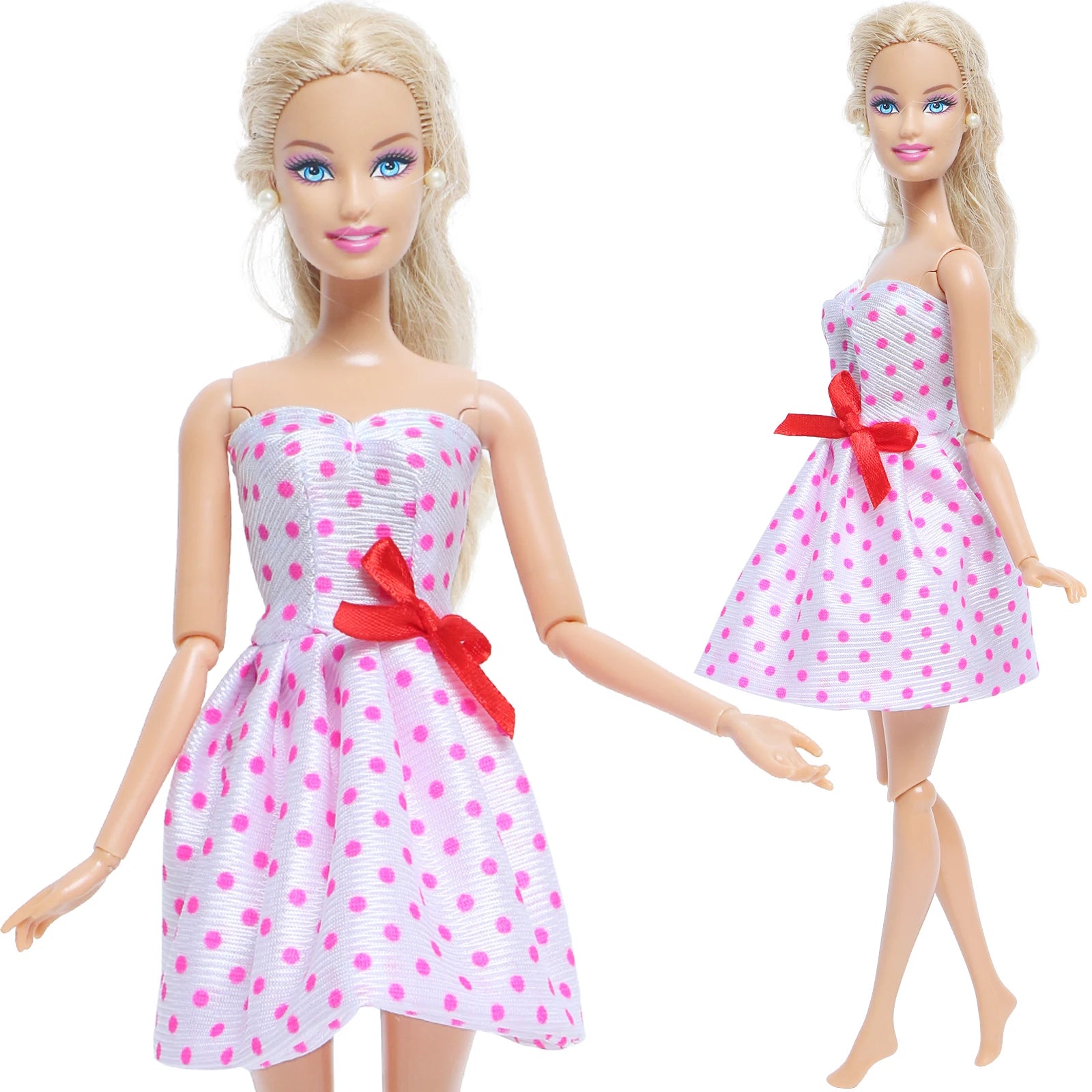 Handmade Fashion Doll Dress Princess Doll Mini Gown Party Daily Wear Clothes For Ba Doll Bie Accessories Girl Kids Baby Toys