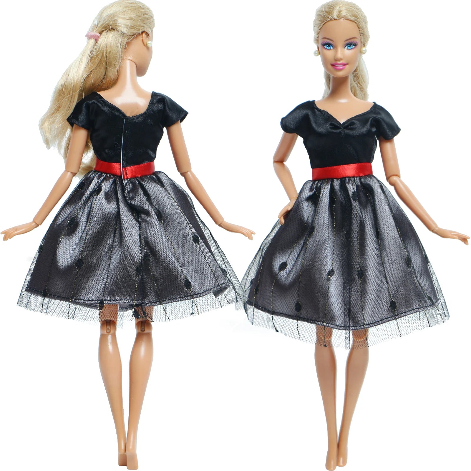 Handmade Fashion Doll Dress Princess Doll Mini Gown Party Daily Wear Clothes For Ba Doll Bie Accessories Girl Kids Baby Toys