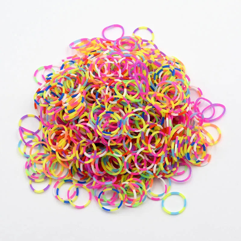 Protein Semi-permeable Jelly Color Rubber Bands Elastic  Weave loom Bands Children's Arts & Crafts, DIY Toys Bracelet