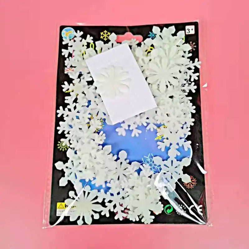 3D Hollow Star Energy Storage Fluorescent Glow In The dark Luminous On Wall Stickers For Kids Room living Room Decal