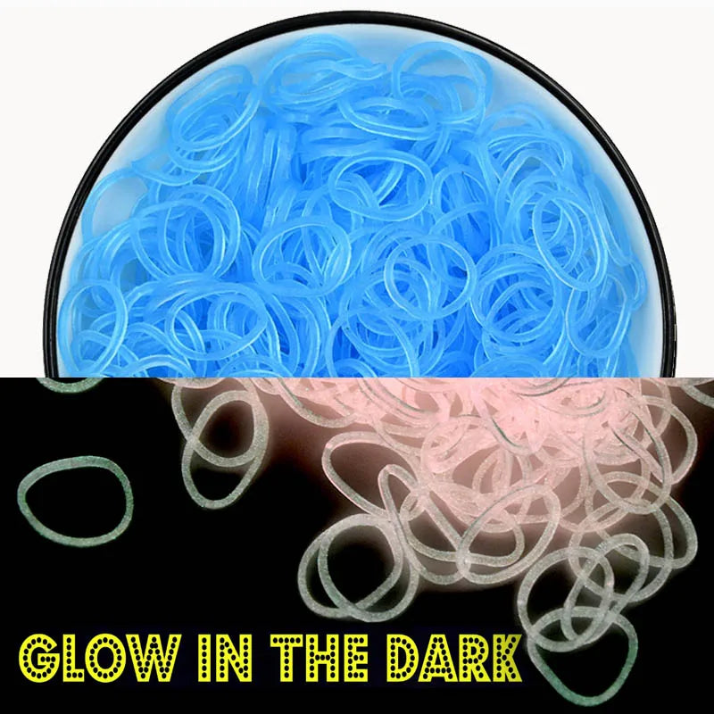Protein Semi-permeable Jelly Color Rubber Bands Elastic  Weave loom Bands Children's Arts & Crafts, DIY Toys Bracelet