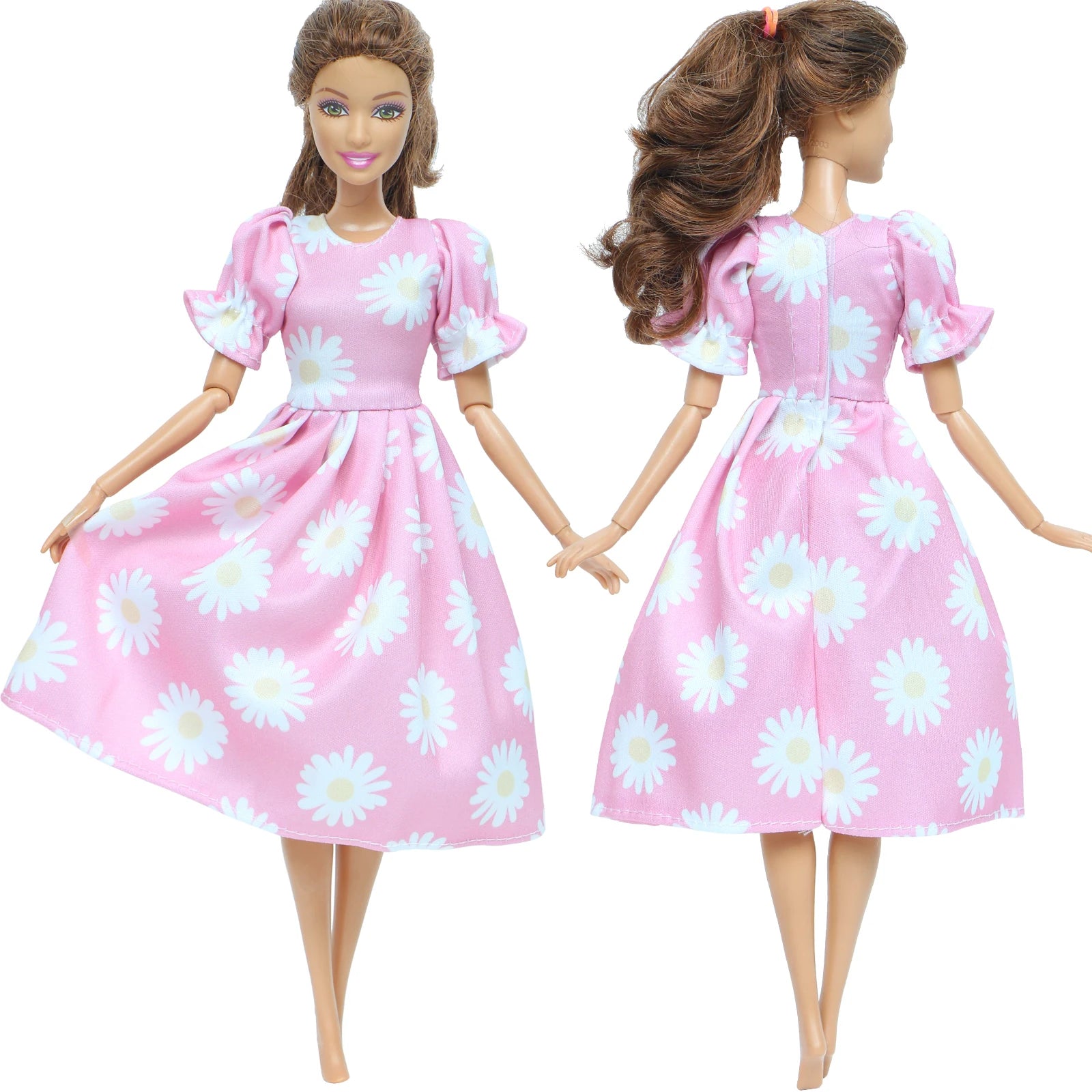 Handmade Fashion Doll Dress Princess Doll Mini Gown Party Daily Wear Clothes For Ba Doll Bie Accessories Girl Kids Baby Toys