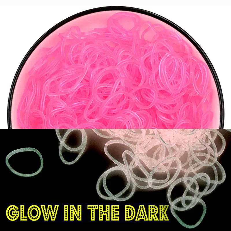 Protein Semi-permeable Jelly Color Rubber Bands Elastic  Weave loom Bands Children's Arts & Crafts, DIY Toys Bracelet