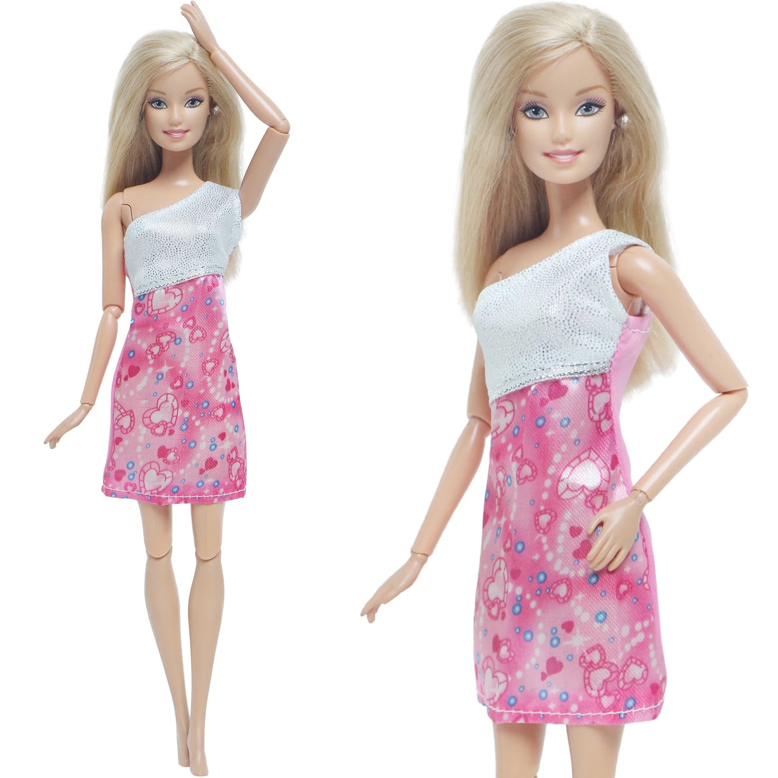 Handmade Fashion Doll Dress Princess Doll Mini Gown Party Daily Wear Clothes For Ba Doll Bie Accessories Girl Kids Baby Toys