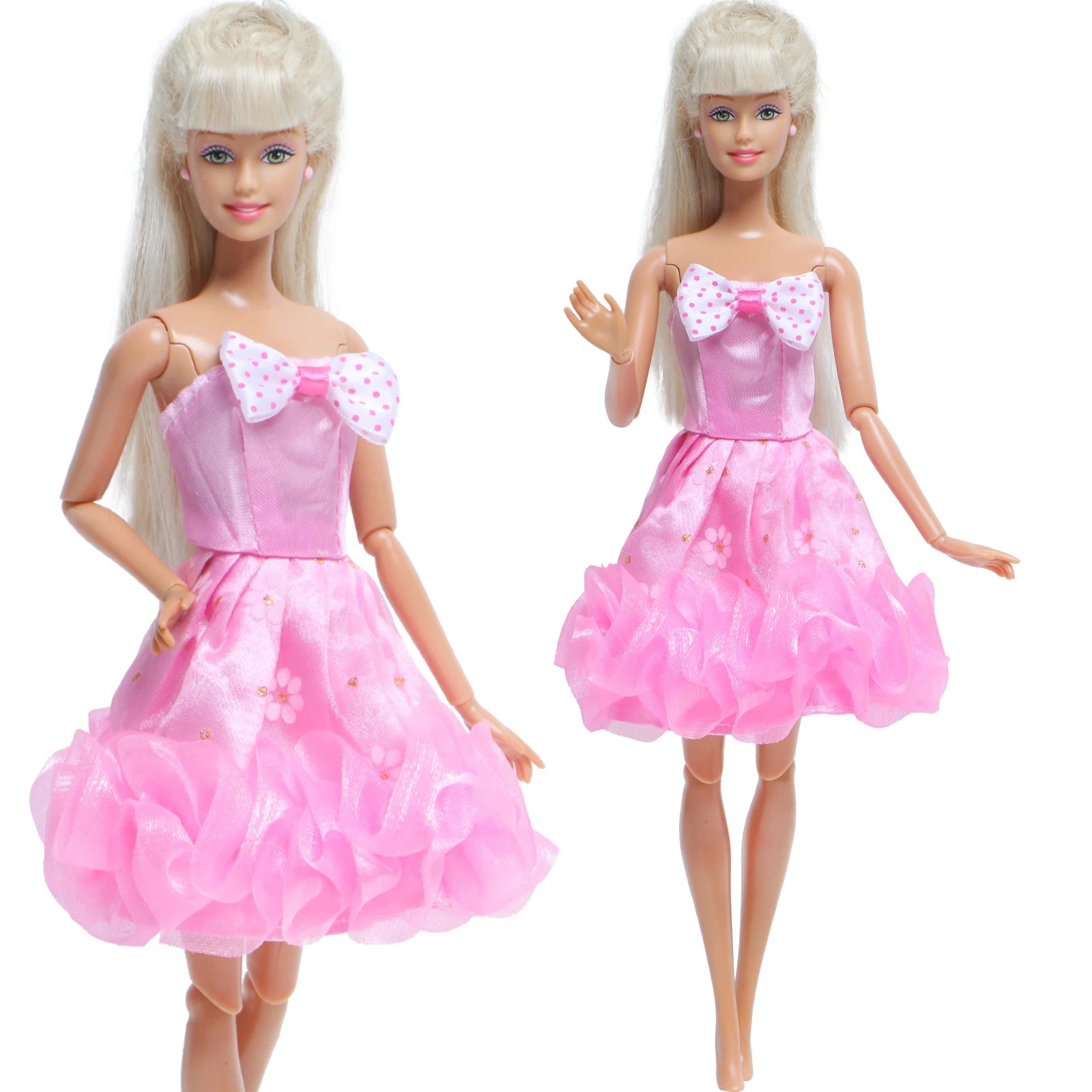 Handmade Fashion Doll Dress Princess Doll Mini Gown Party Daily Wear Clothes For Ba Doll Bie Accessories Girl Kids Baby Toys