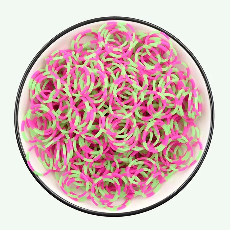 Protein Semi-permeable Jelly Color Rubber Bands Elastic  Weave loom Bands Children's Arts & Crafts, DIY Toys Bracelet