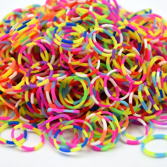 Protein Semi-permeable Jelly Color Rubber Bands Elastic  Weave loom Bands Children's Arts & Crafts, DIY Toys Bracelet