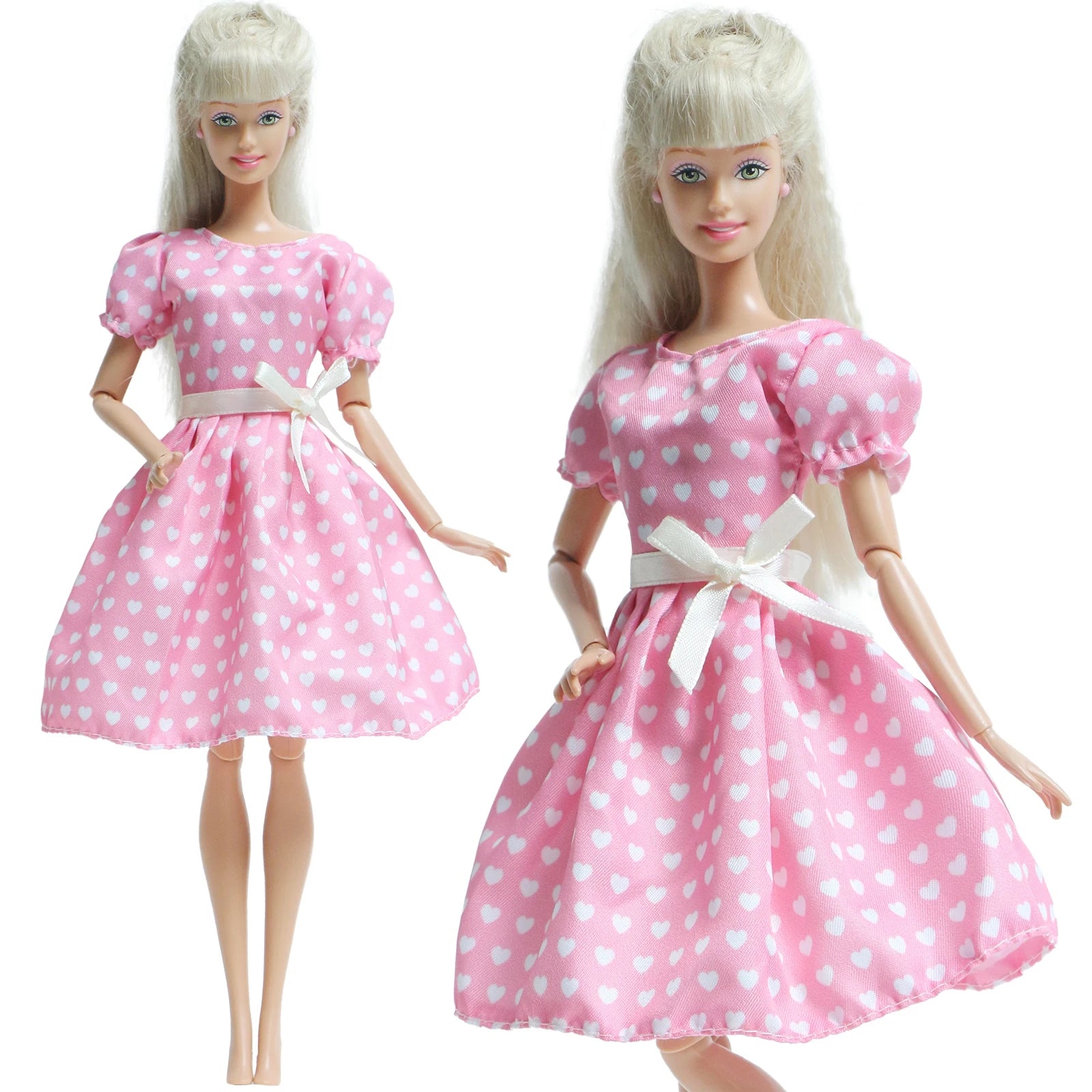 Handmade Fashion Doll Dress Princess Doll Mini Gown Party Daily Wear Clothes For Ba Doll Bie Accessories Girl Kids Baby Toys