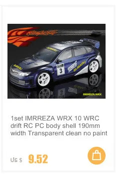 LTC 1/10 RC RACING Touring car competition 190mm width High downforce PVC body shell for xray 3Raicng  yokomo TAMIYA ARC