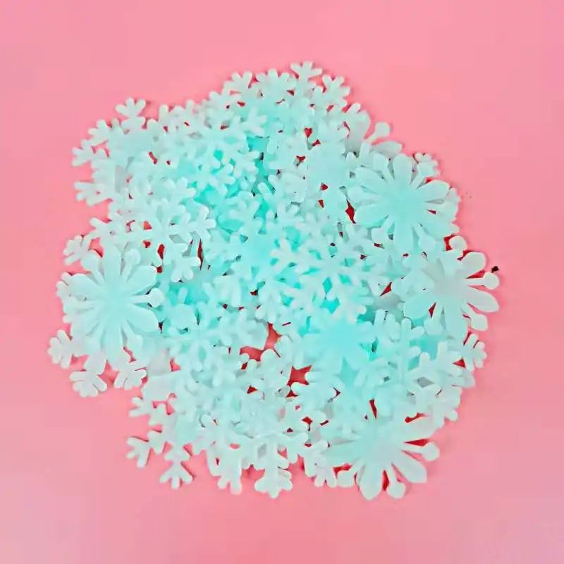 3D Hollow Star Energy Storage Fluorescent Glow In The dark Luminous On Wall Stickers For Kids Room living Room Decal