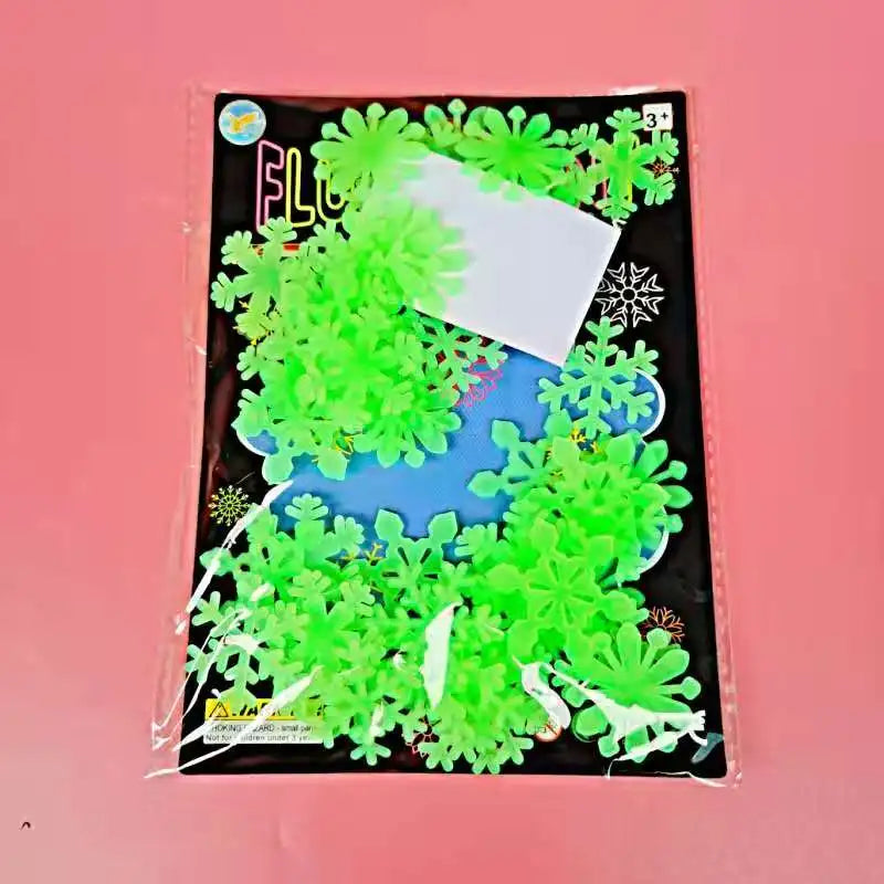 3D Hollow Star Energy Storage Fluorescent Glow In The dark Luminous On Wall Stickers For Kids Room living Room Decal