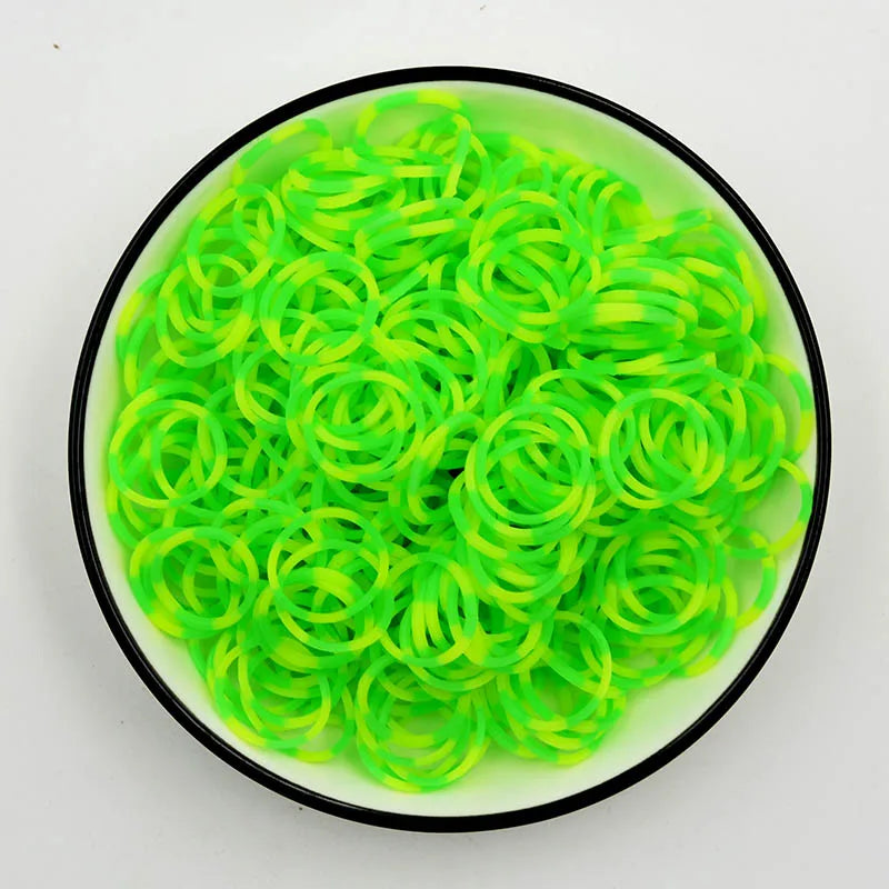 Protein Semi-permeable Jelly Color Rubber Bands Elastic  Weave loom Bands Children's Arts & Crafts, DIY Toys Bracelet