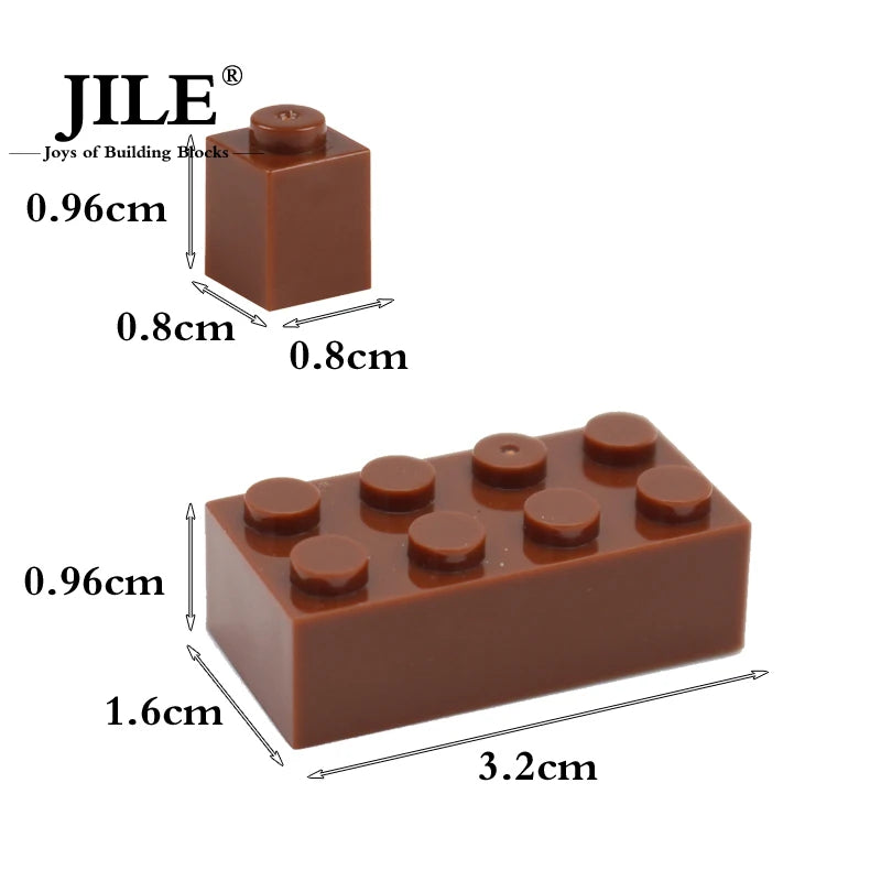 MOC Building Blocks Weight Creative Random Model Bricks Accessories Bulk Compatible with Figures Toys Educational Kids Gifts