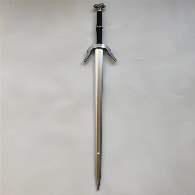 Wild Hunt Sword Aerondight Sword Weapon Cosplay White Wolf Prop Role Play Gift Safety 1:1 PU Wizard Eredin Alice Jewel Sword