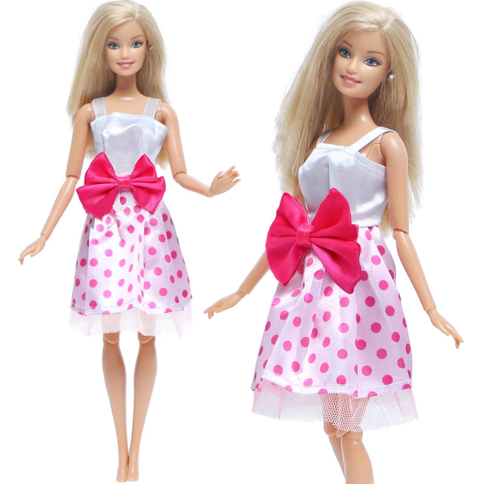 Handmade Fashion Doll Dress Princess Doll Mini Gown Party Daily Wear Clothes For Ba Doll Bie Accessories Girl Kids Baby Toys