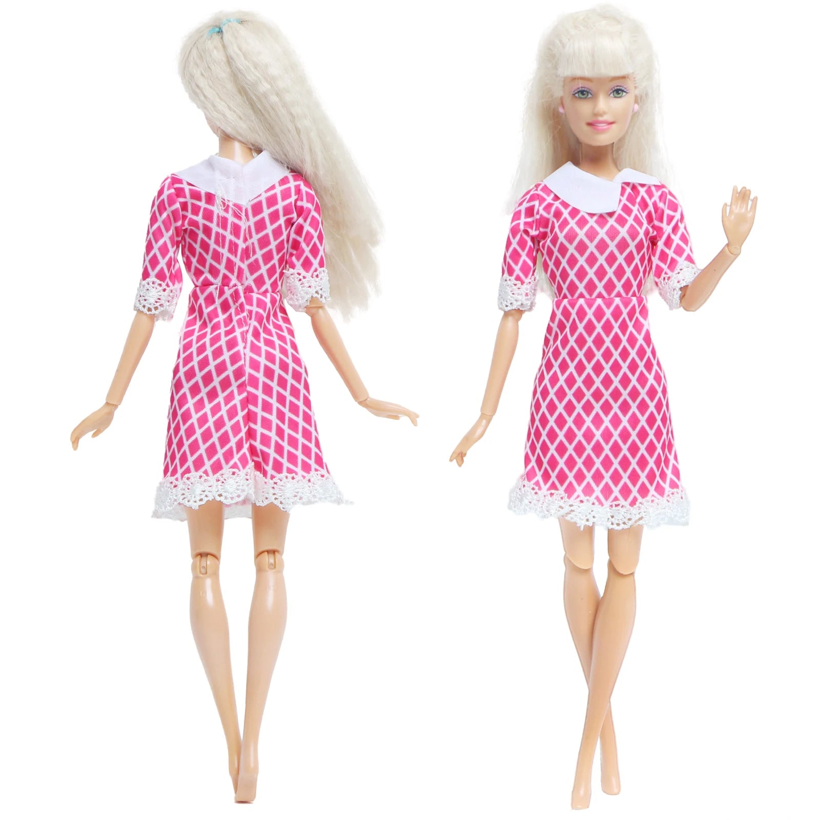 Handmade Fashion Doll Dress Princess Doll Mini Gown Party Daily Wear Clothes For Ba Doll Bie Accessories Girl Kids Baby Toys