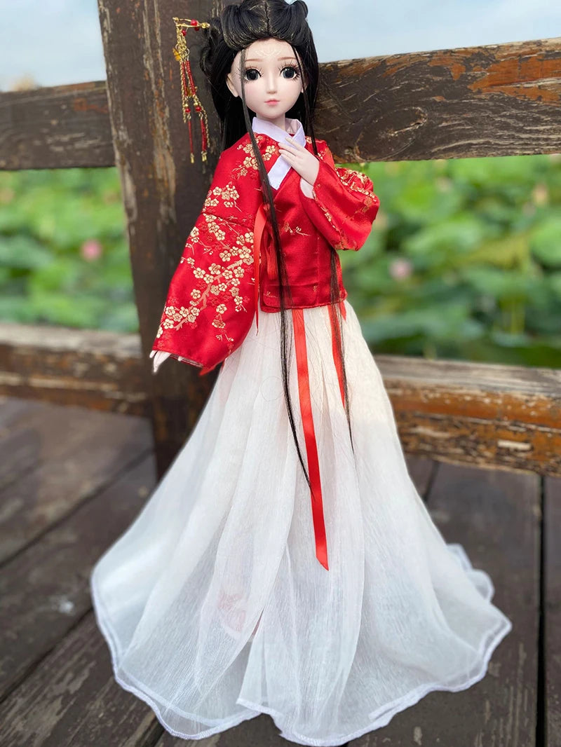 Fashion 1/3 Bjd Doll Dress Casual Handmade Clothes Outfits, Cosplay Clothing ,Overcoat Dress Up Suit For 60cm Yosd Bjd Dolls