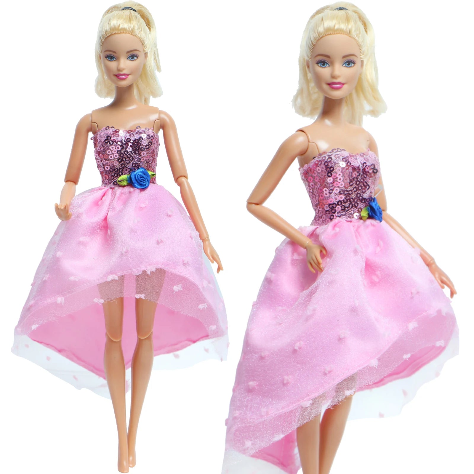 Handmade Fashion Doll Dress Princess Doll Mini Gown Party Daily Wear Clothes For Ba Doll Bie Accessories Girl Kids Baby Toys