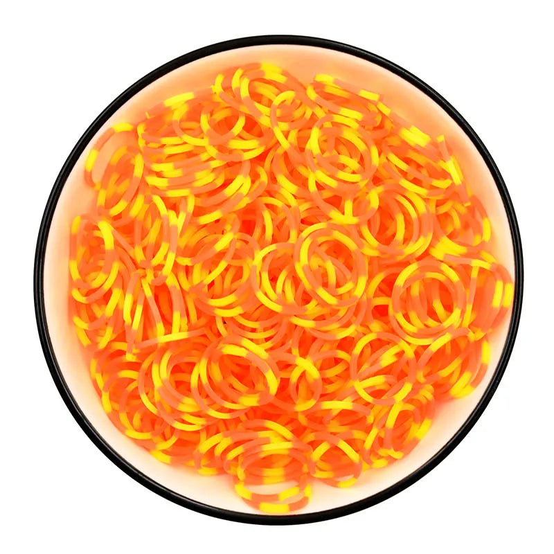 Protein Semi-permeable Jelly Color Rubber Bands Elastic  Weave loom Bands Children's Arts & Crafts, DIY Toys Bracelet