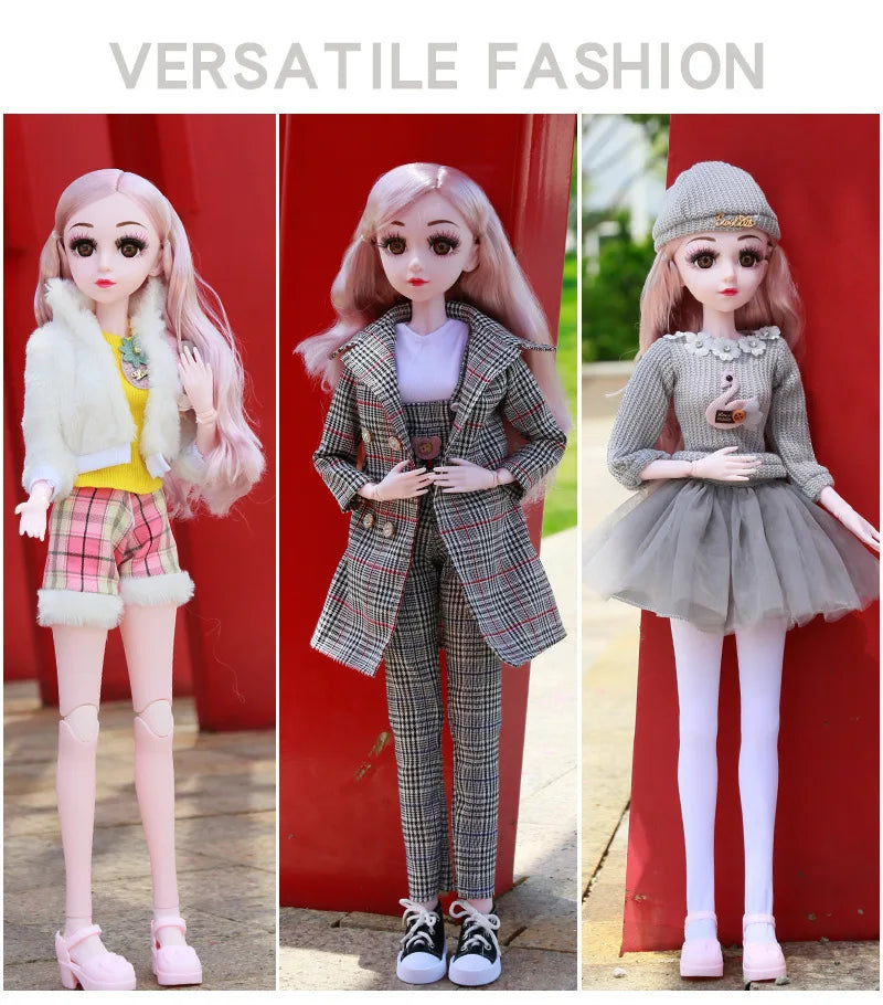 Fashion 1/3 Bjd Doll Dress Casual Handmade Clothes Outfits, Cosplay Clothing ,Overcoat Dress Up Suit For 60cm Yosd Bjd Dolls