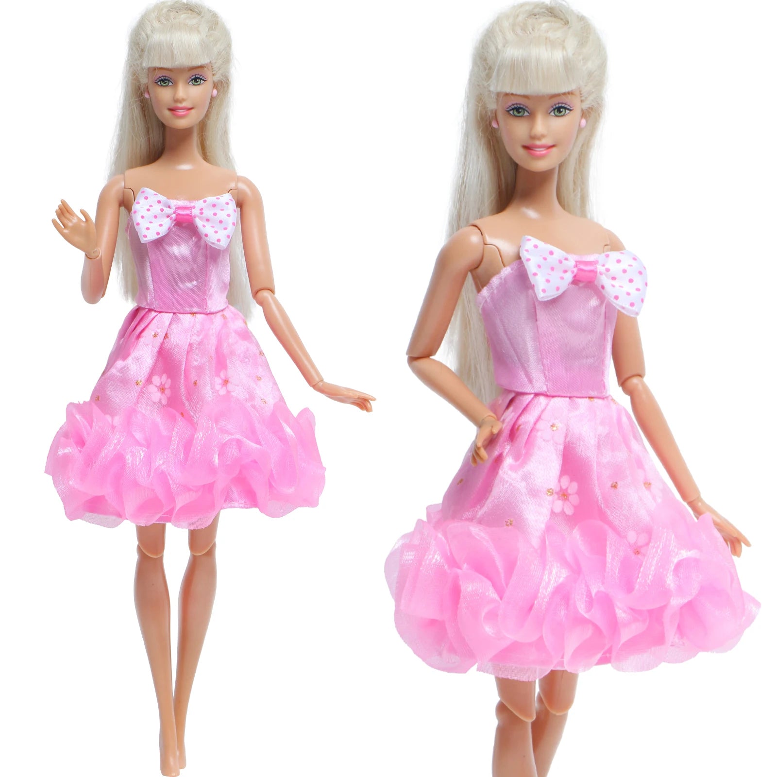 Handmade Fashion Doll Dress Princess Doll Mini Gown Party Daily Wear Clothes For Ba Doll Bie Accessories Girl Kids Baby Toys