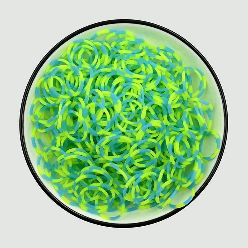 Protein Semi-permeable Jelly Color Rubber Bands Elastic  Weave loom Bands Children's Arts & Crafts, DIY Toys Bracelet