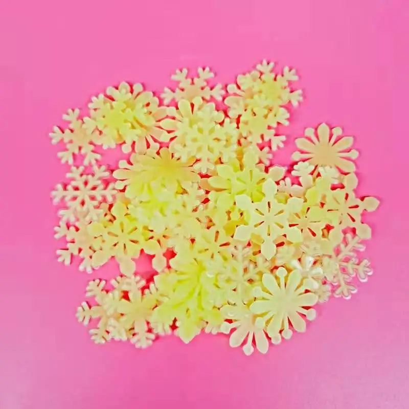 3D Hollow Star Energy Storage Fluorescent Glow In The dark Luminous On Wall Stickers For Kids Room living Room Decal