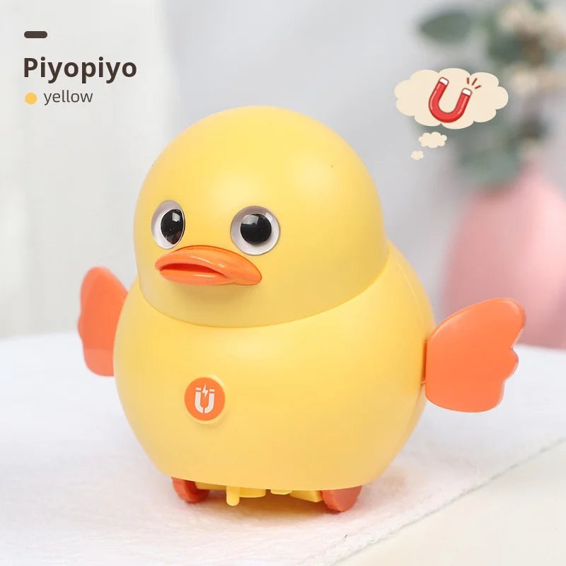 Montessori Baby Toy Power-driven Wobble Chicken Pet Squad Magnet Crawl Wobbler Duck Children Toys