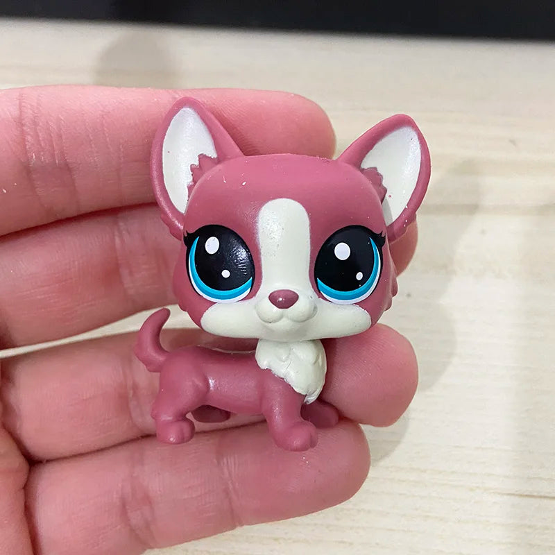 Buy 5 Get 2 Gifts 4-5 cm Loose Old Pet Shop Toys Cat Puppy Kitten Figure Mini Toy Figures Classic Little Pet Toys