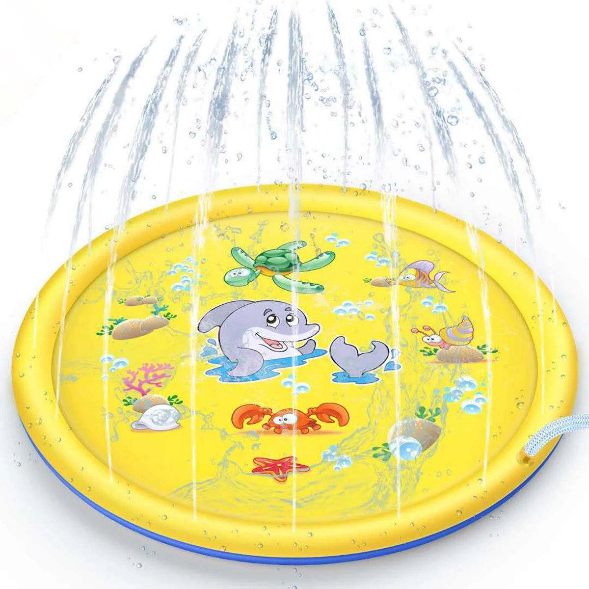 170cm Summer Children Swimming Pool Inflatable Water Sprinkler Pad Play Cooling Mat Outdoor Interactive Toy for Kids Toys