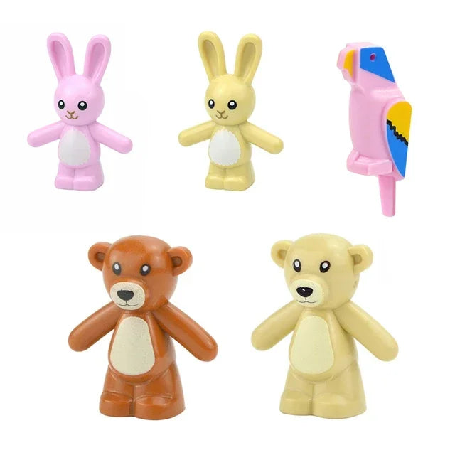 Hot Christmas Building Block Gift Animals Deer Elk Reindeer Figures Brick Xmas Tree Educational Toy Gift for Boy Kid Block Model