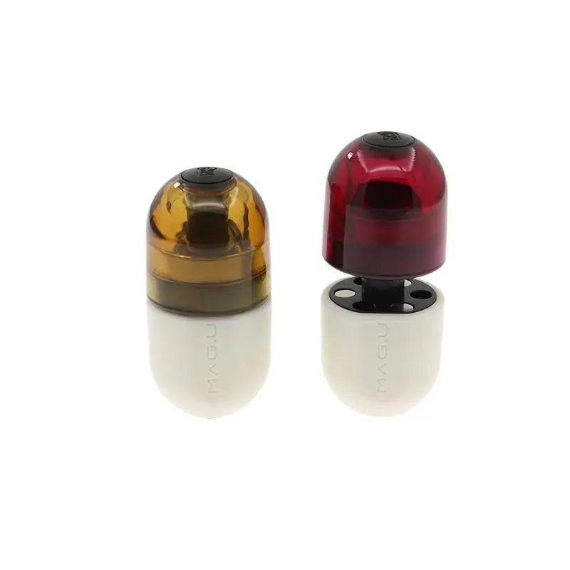 Gao Studio PC Capsules EDC Fidget Toy Magnetic Levitation Push Slider ADHD Toys Stress Relief Spinning Top