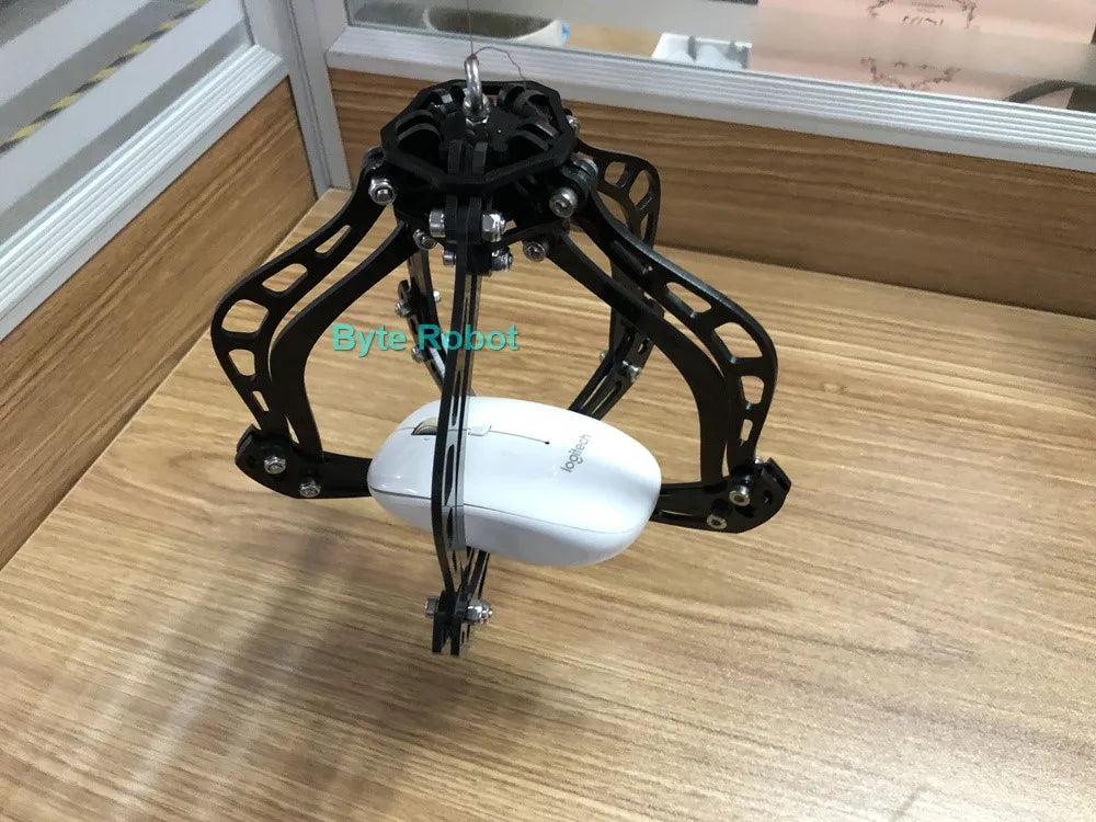 Acrylic or Stainless Steel Claw Manipulator Drone Mantis Claws Hook Gripper Automatic Grasping Set for Robotic Arm or Drone Claw