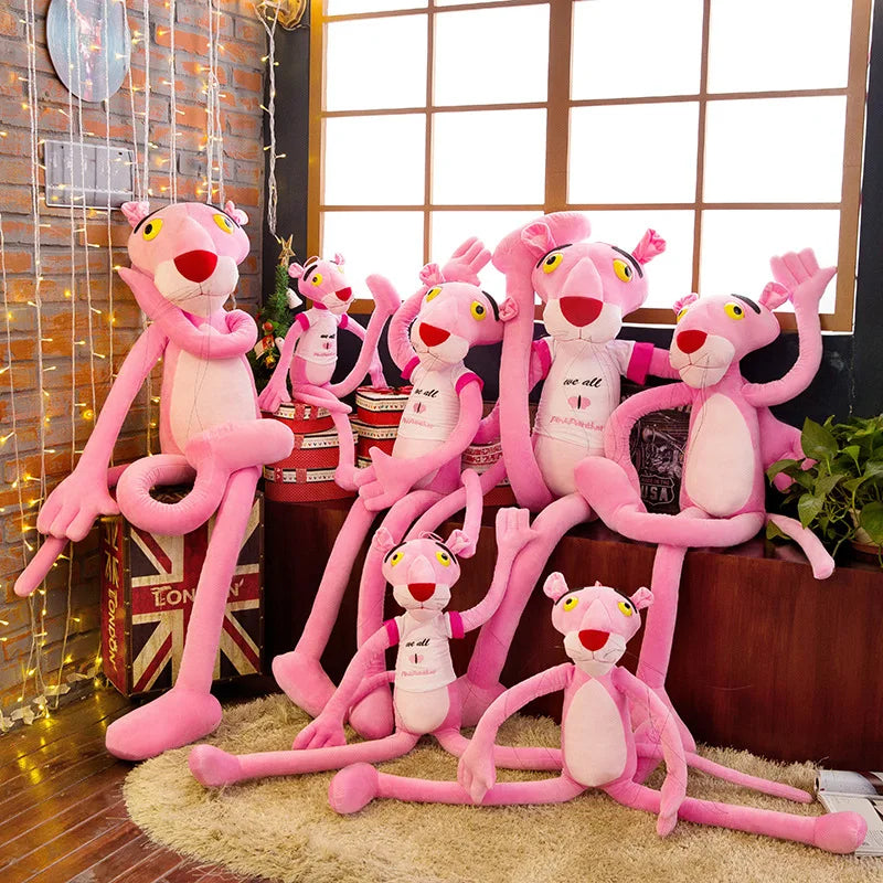 160cm Disney Giant Pink Plush Doll Toys Cute Cartoon Leopard Stuffed Animal Baby Toy Kid Soft Kawaii Stuffed Doll Christmas Gift