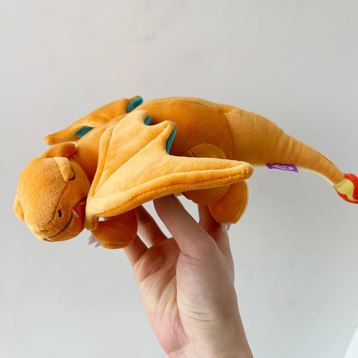 Soft Sleeping Charizard Plush Pokemon Toy Fire Breathing Dragon Stuffed Doll Pillow Gift