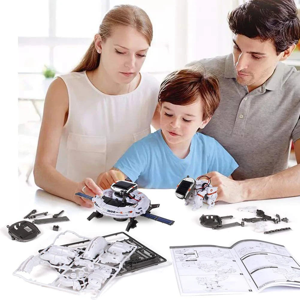Science Experiment Solar Robot Kids Educational Toys 11 in 1 STEM Technology Gadgets Kits Learning Scientific Toys for Children