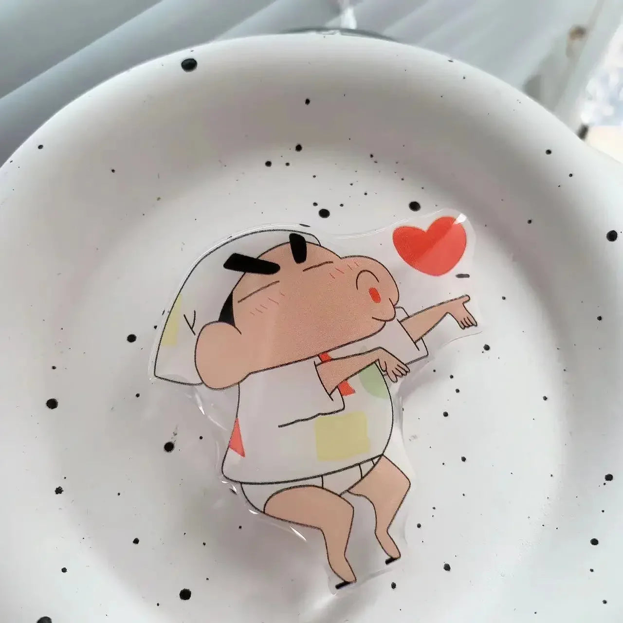 Crayon Shin-chan Phone Holder Stand Grip for Mobile Phone Ring Accessories Cute Retractable Folding Stand Support Desk Stand New
