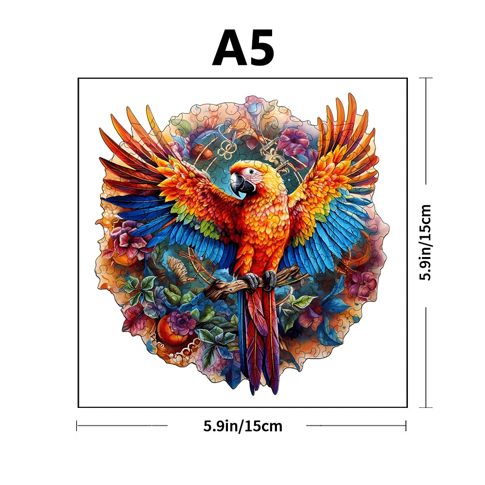 Wooden Puzzle Beautiful Hummingbird - Perfect Home Decoration and Holiday Gifts Creative Puzzle for Adults and Children