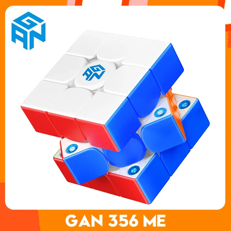 [CubeFun]Gan 356 ME UV Magnetic Speed cube Stickerless 356ME 3x3 speedcube 3x3x3 Professional Magic Cube Gan magnetic Toys