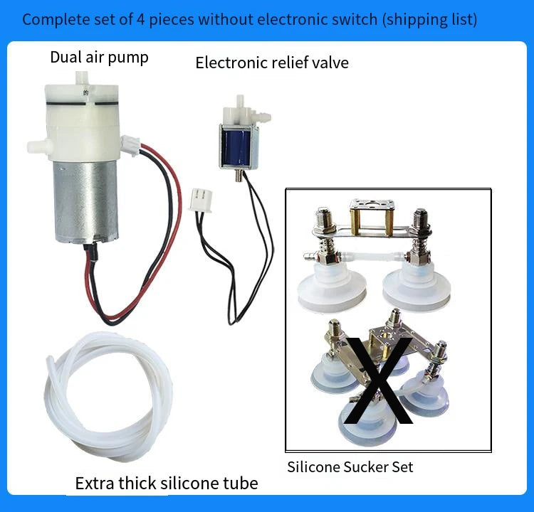 PWM Electronic Robotic Arm Air Pump 2/4pcs Suction Cup Support Servo MG996 For Arduino Control Board Programmable Robot DIY Kits