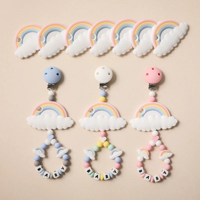 Baby Toy Pram Clip Pacifier Clip Chain Mobile Pram Personalize Name Rattle Stroller Toys Bed Bell Stroller Chain Baby Toy Clip