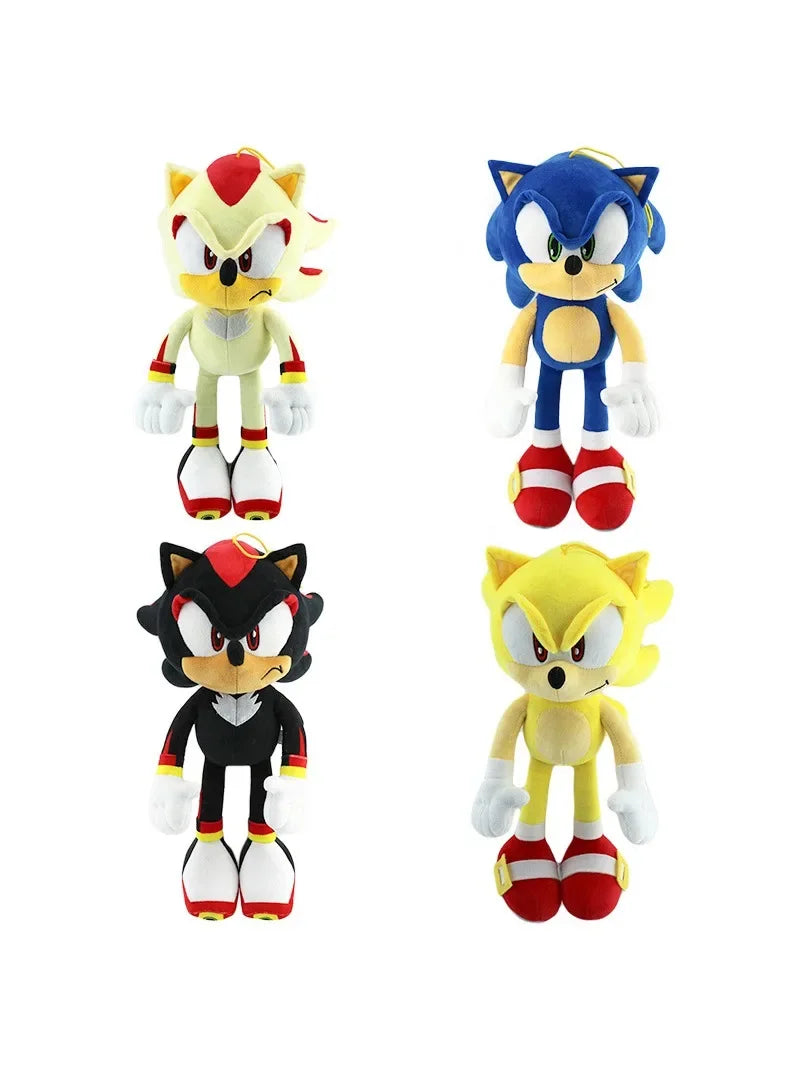 Sonic the Hedgehog Cartoon Sonic the Hedgehog Super Mouse Shadow Super Sony Shadow Grab Plush Game Toy New 33cm