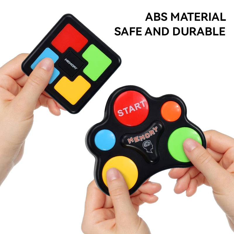 Educational Memory Game Machine with Lights Sounds Toy Interactive Game Memory Training Game Machine Funny Toys for Children