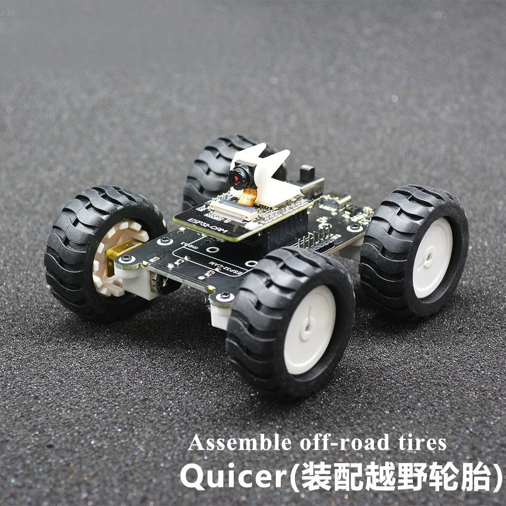 WiFi Robot Car with Camera Open Source ESP32 for Arduino Programming Quicker Android English APP or Webpage Control Robot Kit