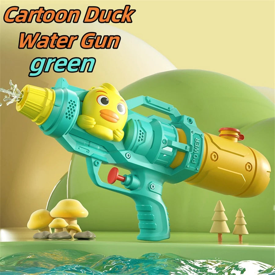 Dinosaurs, ducks, sharks, twin sprinklers, water gun toys, water fights, family gatherings, party games, water pools, beach toys