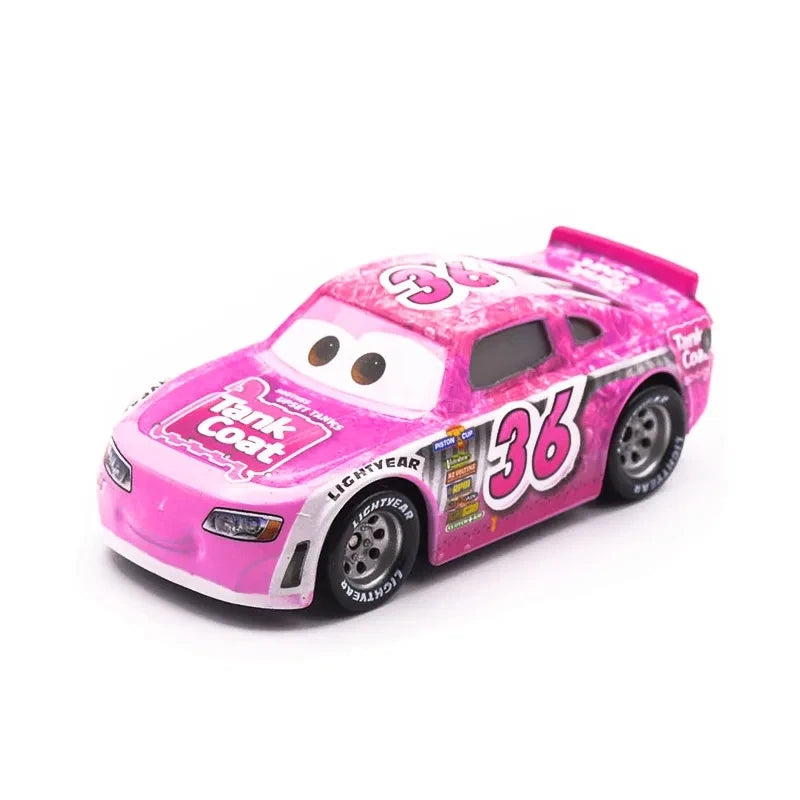 Disney Pixar Toy Car 2/3 Lightning McQueen Jackson Storm 1:55 Die Cast Metal Alloy Model Vehicles Children Toy Boy Birthday Gift